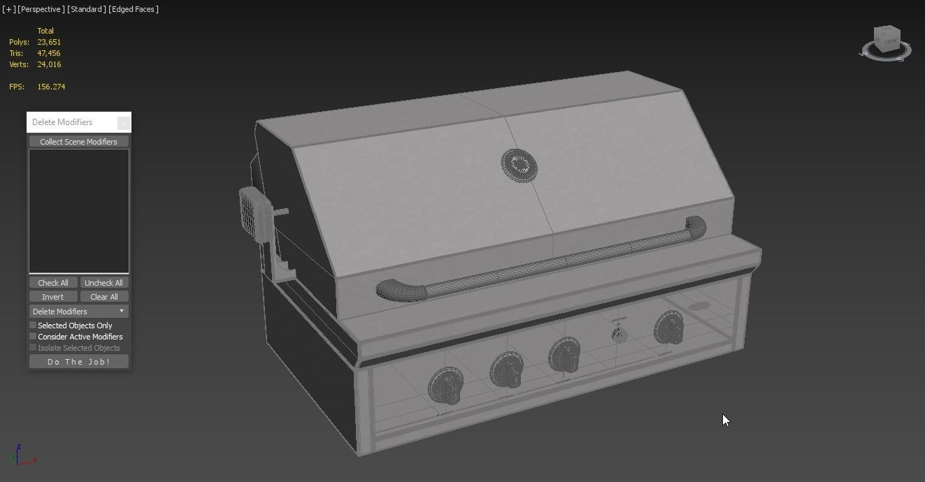 Capital Solid Flat Plate Pro36Rbi Open Grill BBQ 3D model_4