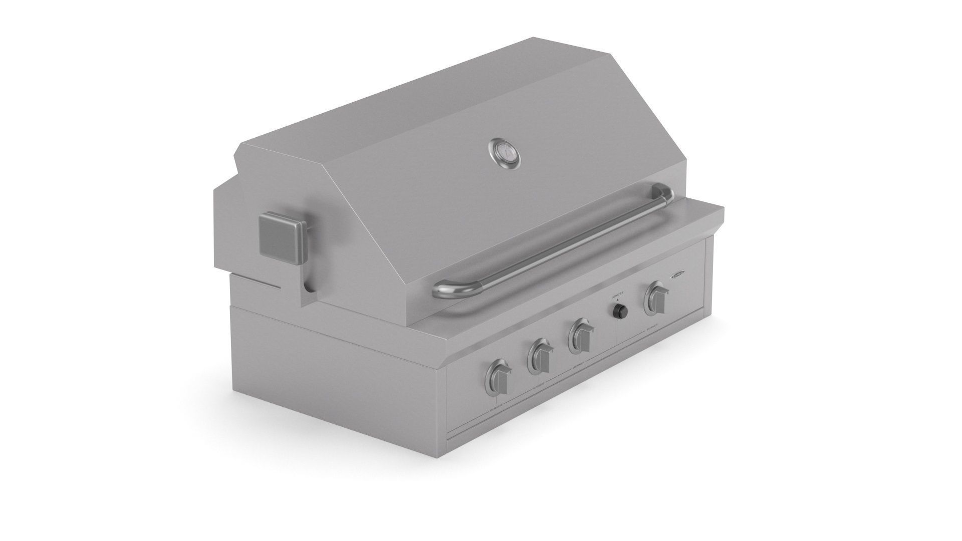 Capital Solid Flat Plate Pro36Rbi Open Grill BBQ 3D model_19