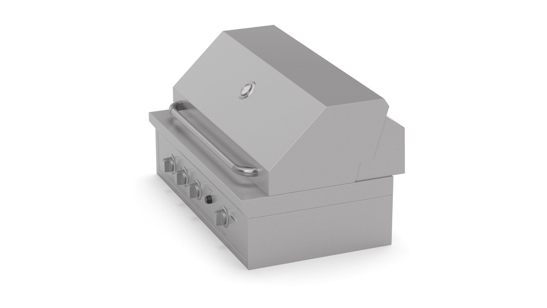 Capital Solid Flat Plate Pro36Rbi Open Grill BBQ 3D model_28