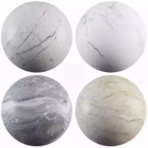 Marble 44 - TajMahal- Statuario-River-Branch