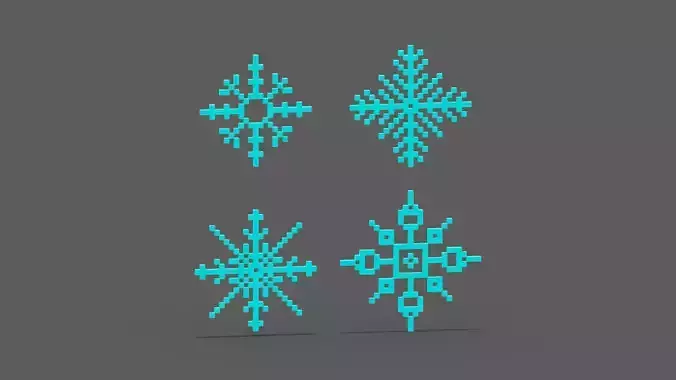Pixel Snowflake