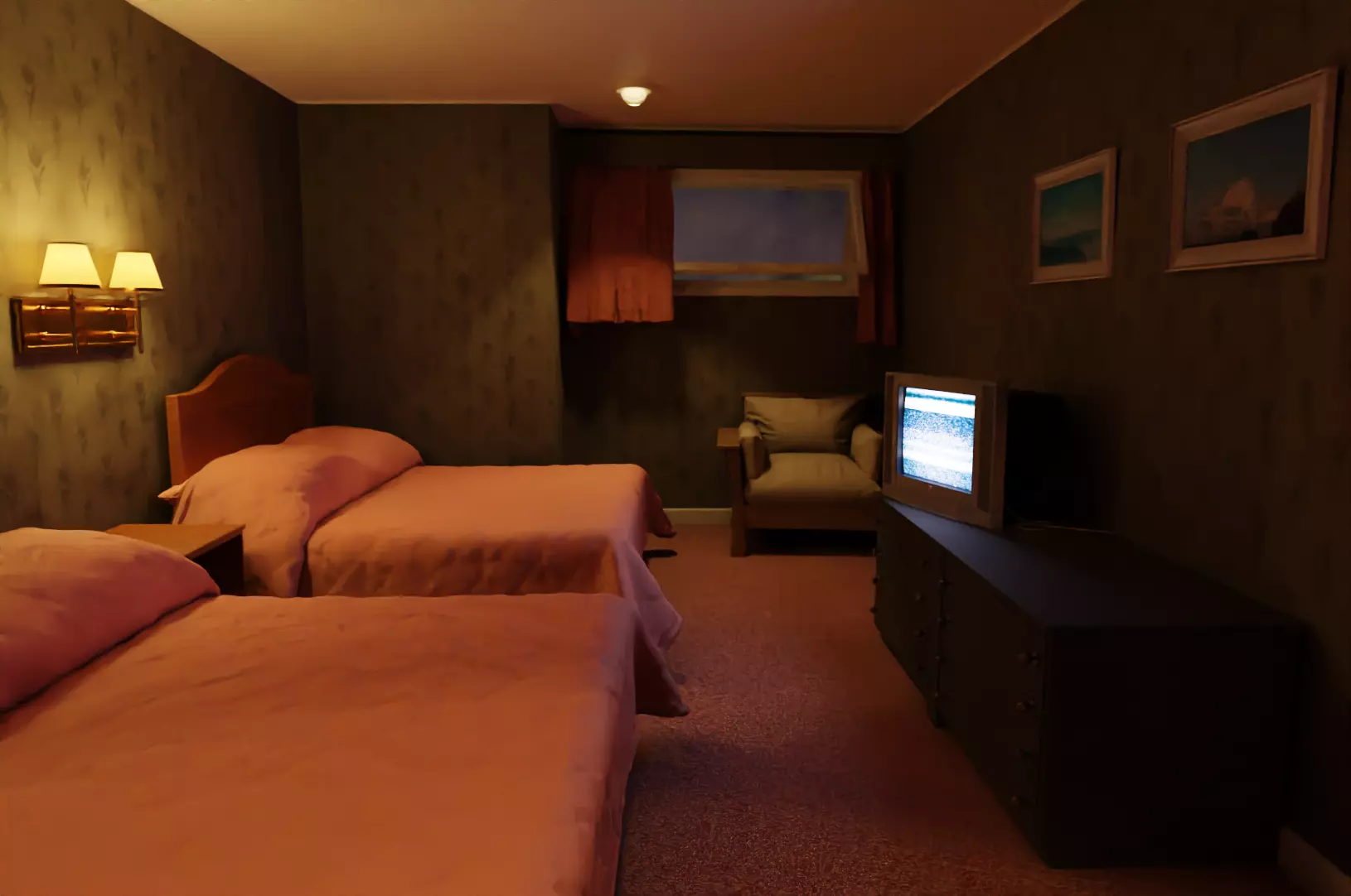 Motel Room 15 3D model