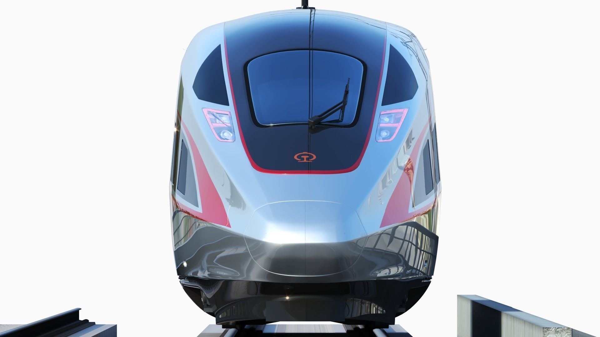 CR400AF Fuxing EMU China High Speed Rail 3D model_3