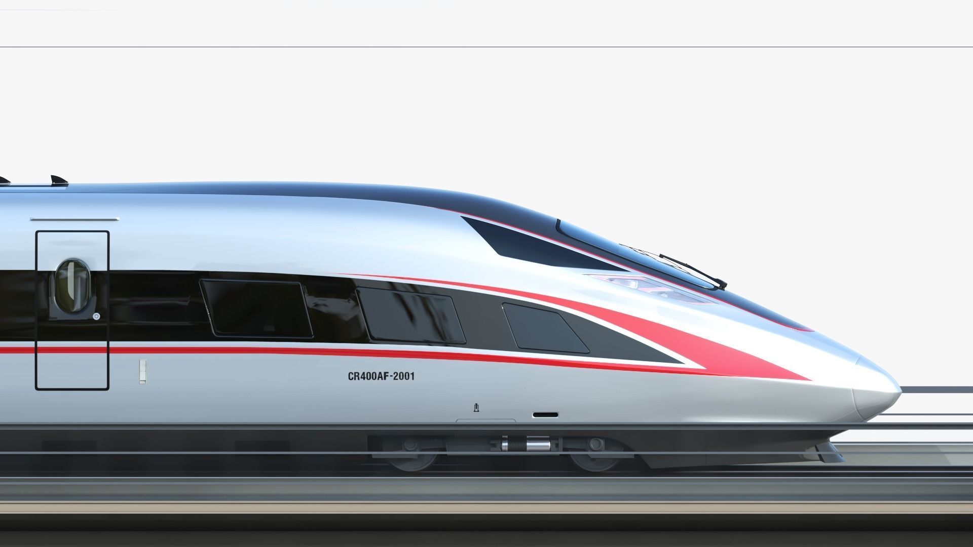 CR400AF Fuxing EMU China High Speed Rail 3D model_5