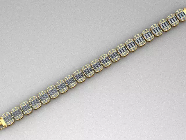 EMRALD Bracelet 3D print model_0