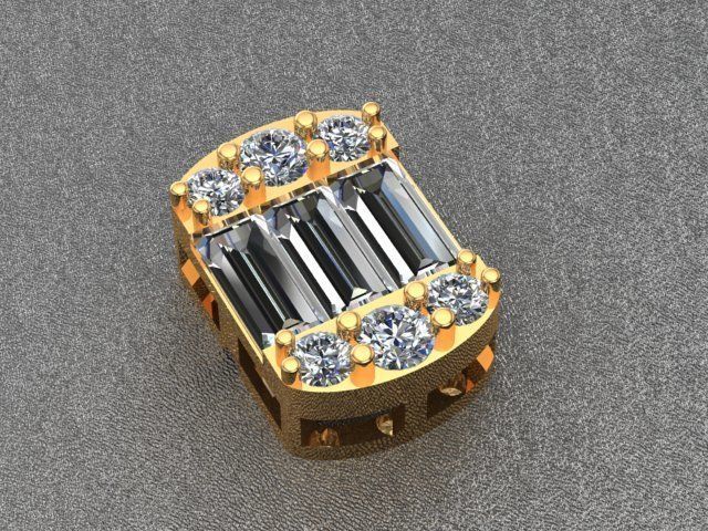 EMRALD Bracelet 3D print model_2