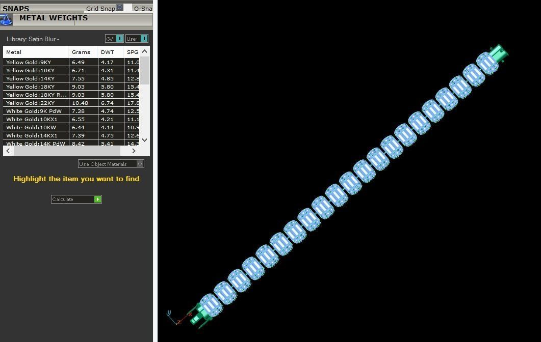 EMRALD Bracelet 3D print model_17