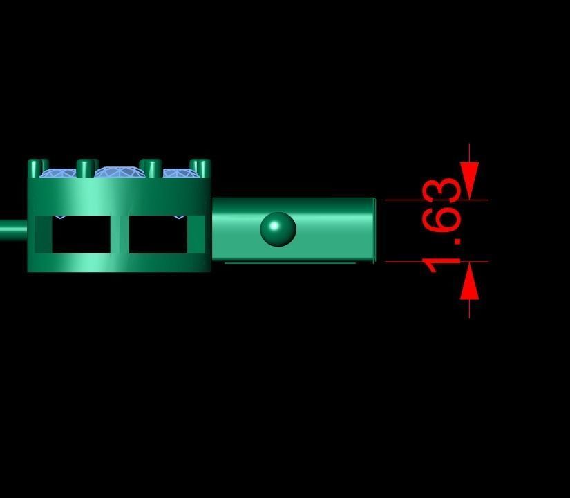 EMRALD Bracelet 3D print model_12