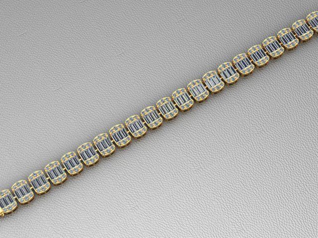 EMRALD Bracelet 3D print model_3