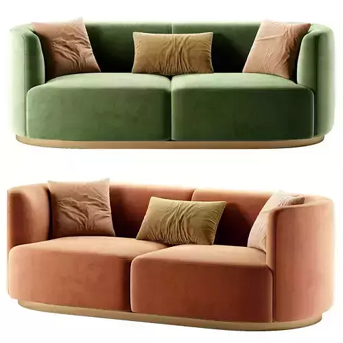 Chloe Sofa Low-poly 3D model