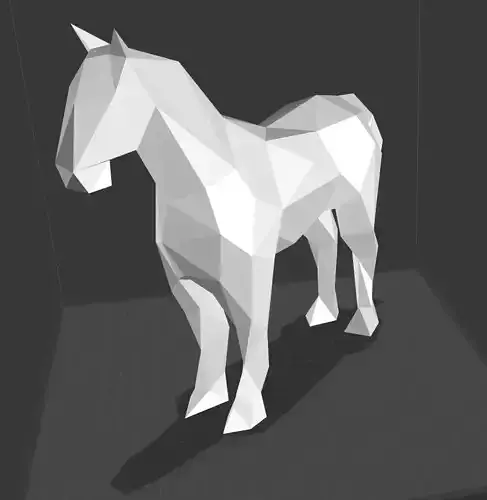LOW POLY HORSE