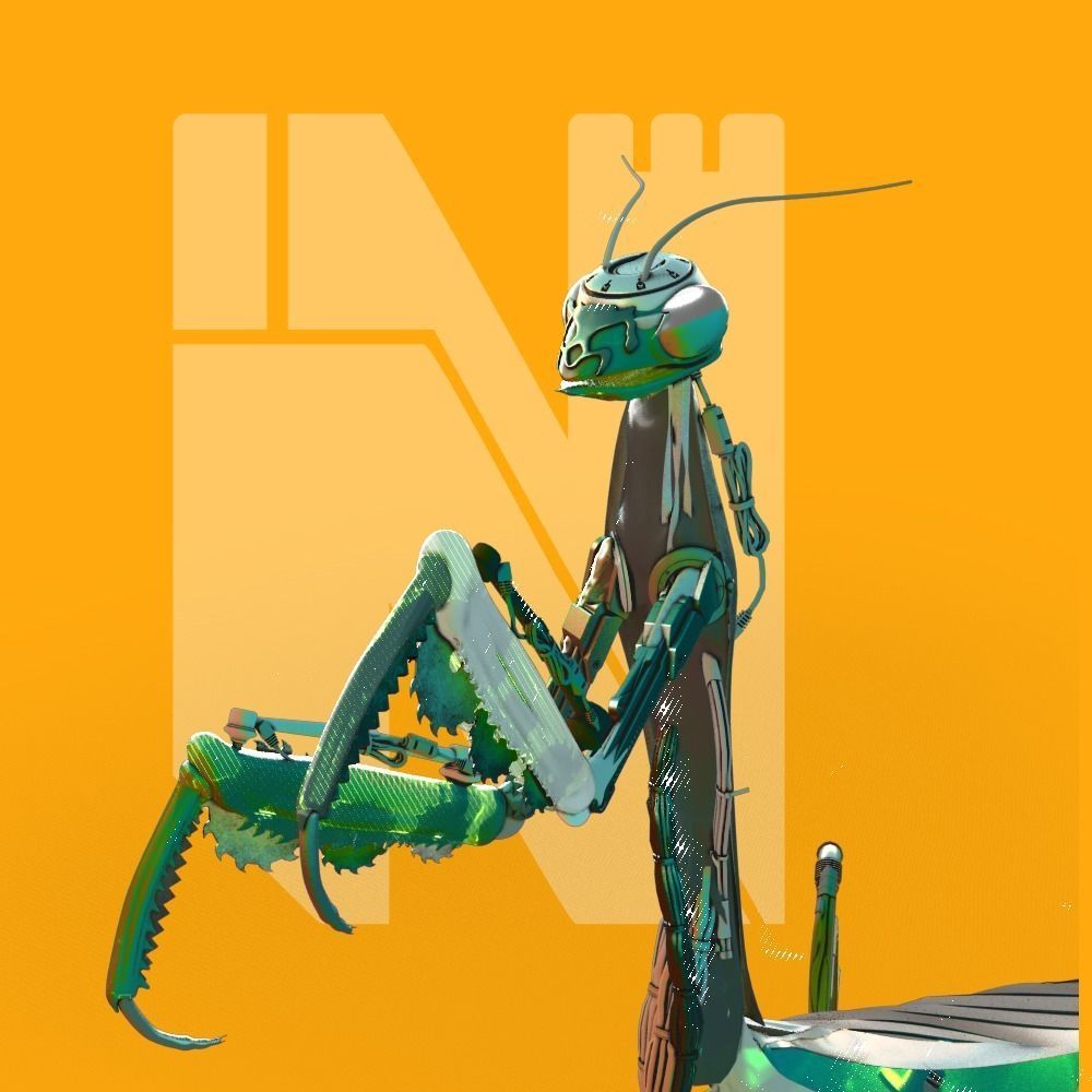 Mantis Cybertech  3D model_1