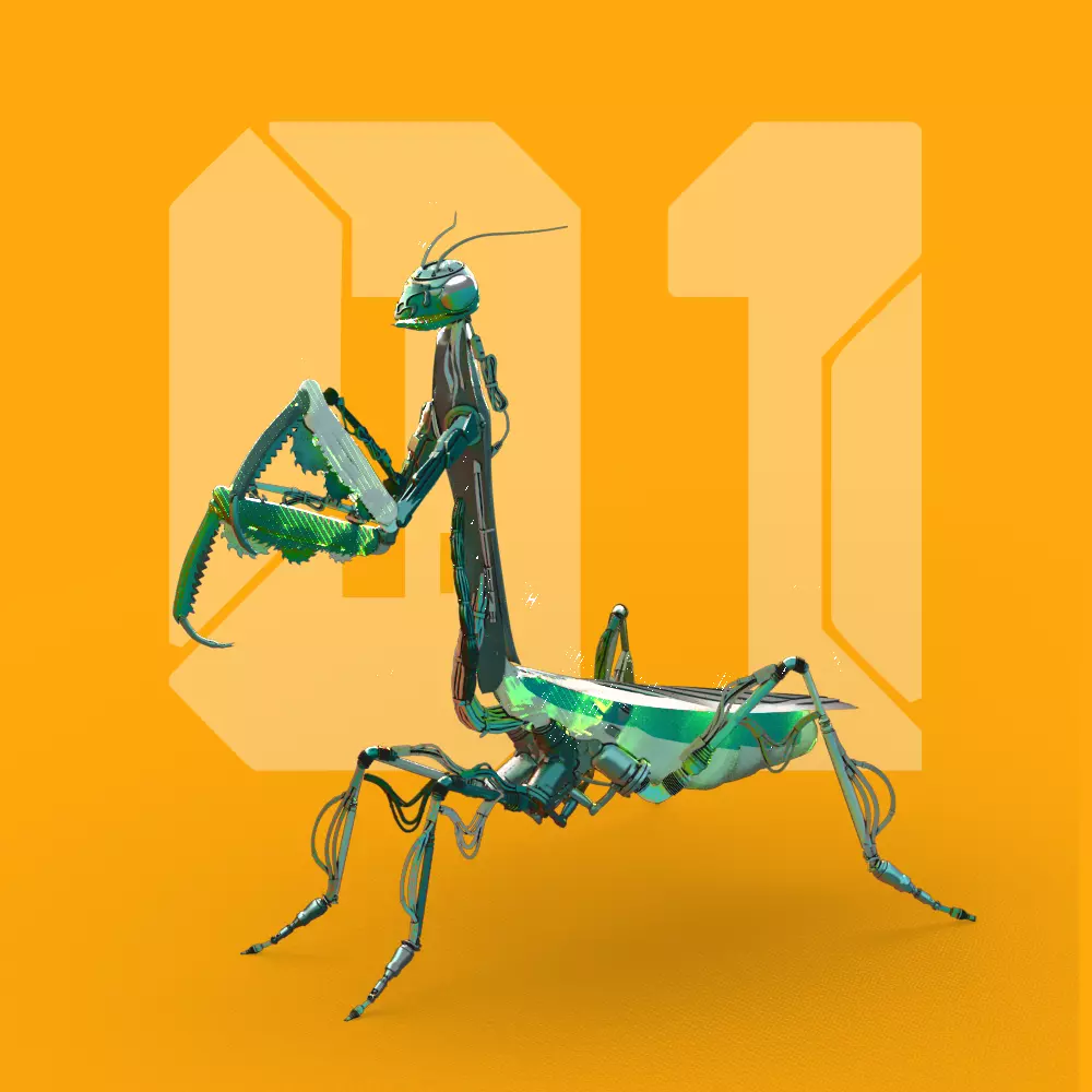 Mantis Cybertech  3D model_0