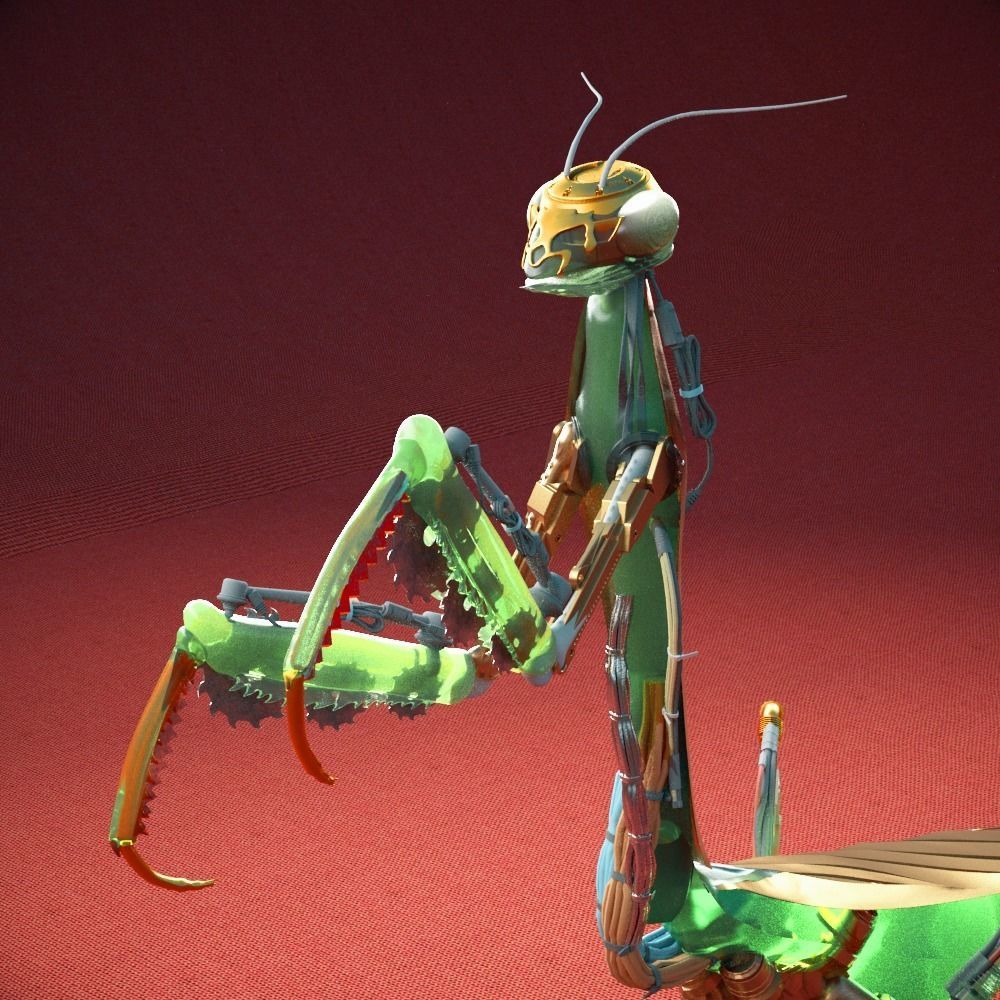 Mantis Cybertech  3D model_4