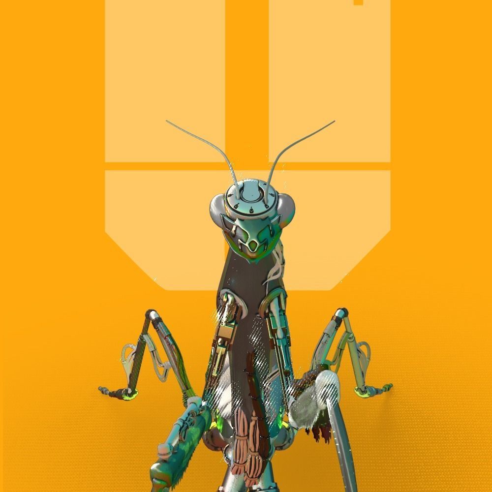 Mantis Cybertech  3D model_2
