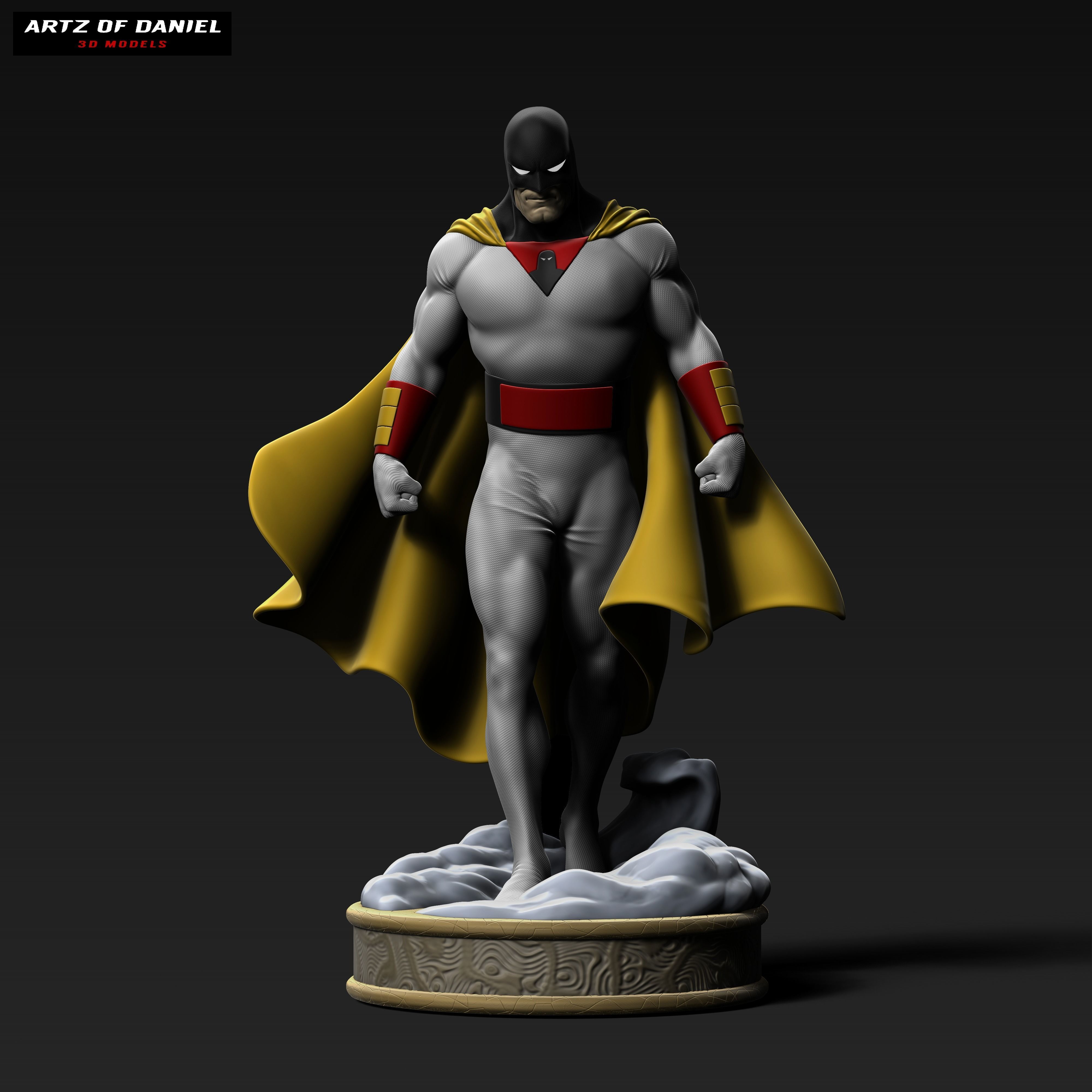 Space Ghost fanart 3D print model_1
