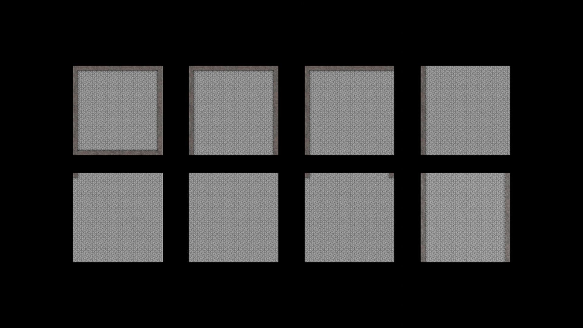 Modular Flooring Pack Low-poly 3D model_1