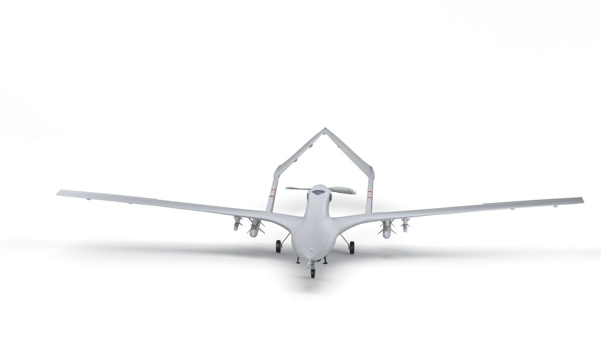 Bayraktar TB2 Ukraines Armed Forces Drone 3D model_25