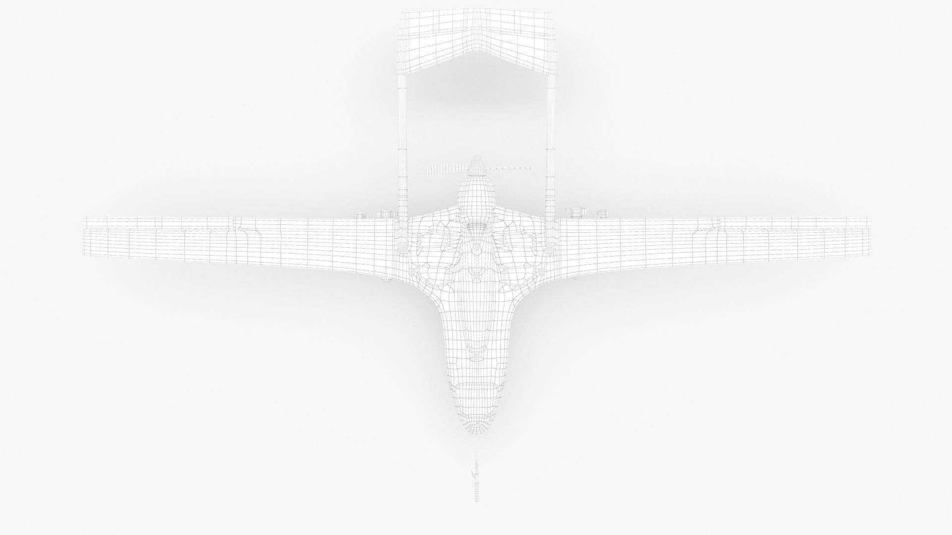 Bayraktar TB2 Ukraines Armed Forces Drone 3D model_20