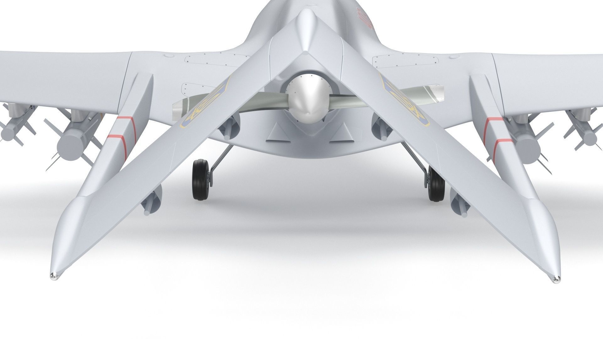 Bayraktar TB2 Ukraines Armed Forces Drone 3D model_22