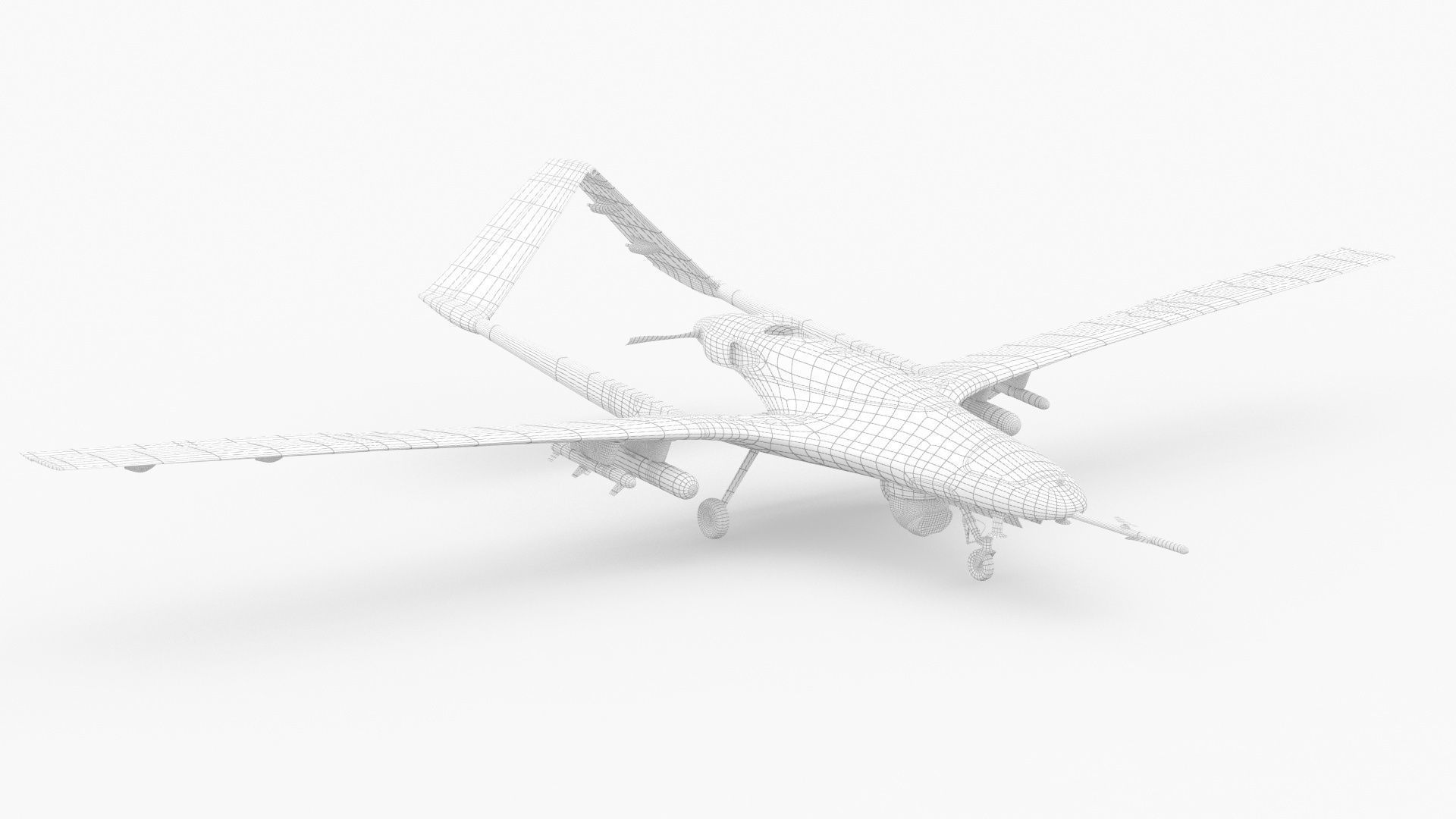 Bayraktar TB2 Ukraines Armed Forces Drone 3D model_44