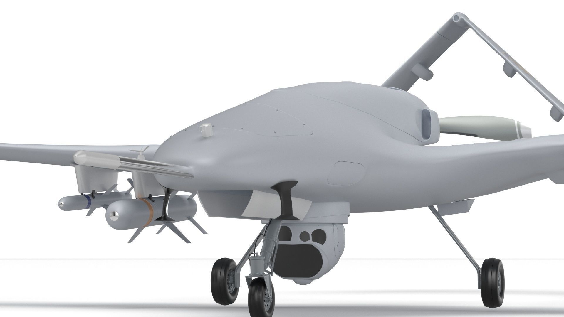 Bayraktar TB2 Ukraines Armed Forces Drone 3D model_3