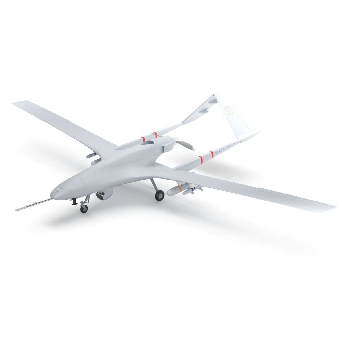 Bayraktar TB2 Ukraines Armed Forces Drone 3D model_41