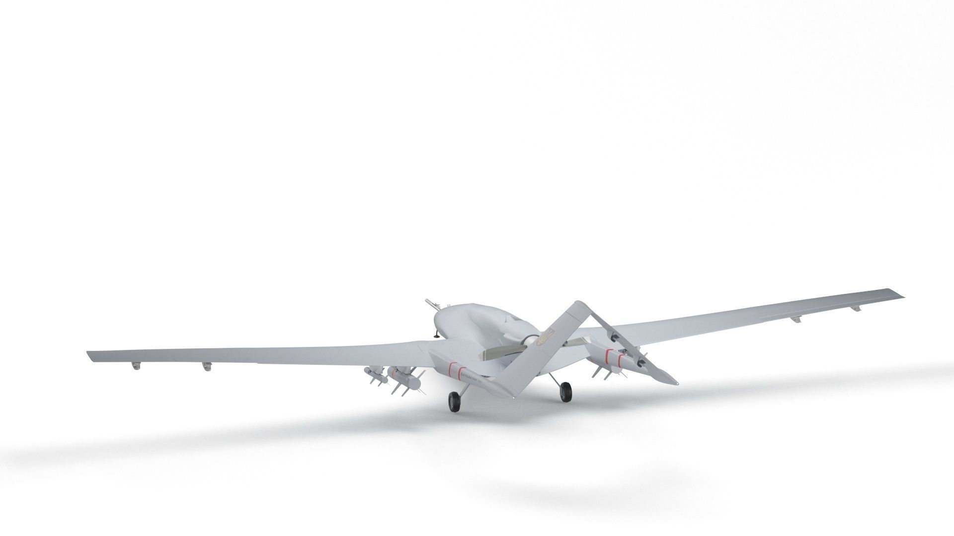 Bayraktar TB2 Ukraines Armed Forces Drone 3D model_33