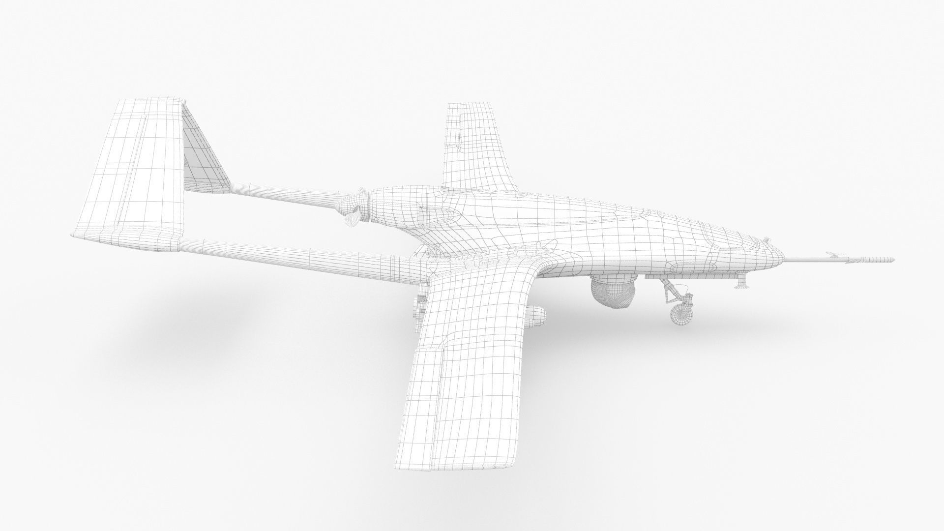 Bayraktar TB2 Ukraines Armed Forces Drone 3D model_16