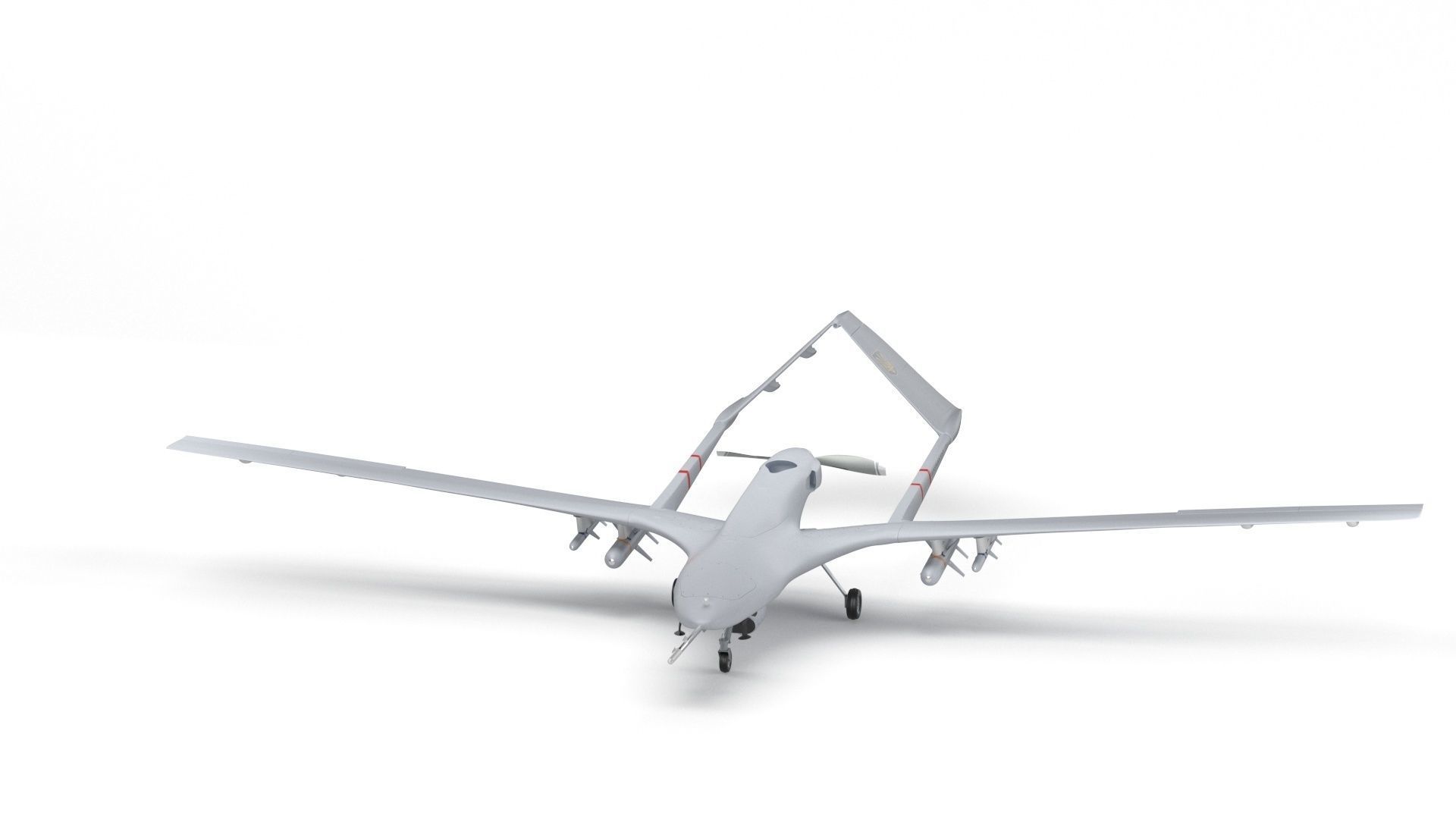 Bayraktar TB2 Ukraines Armed Forces Drone 3D model_24