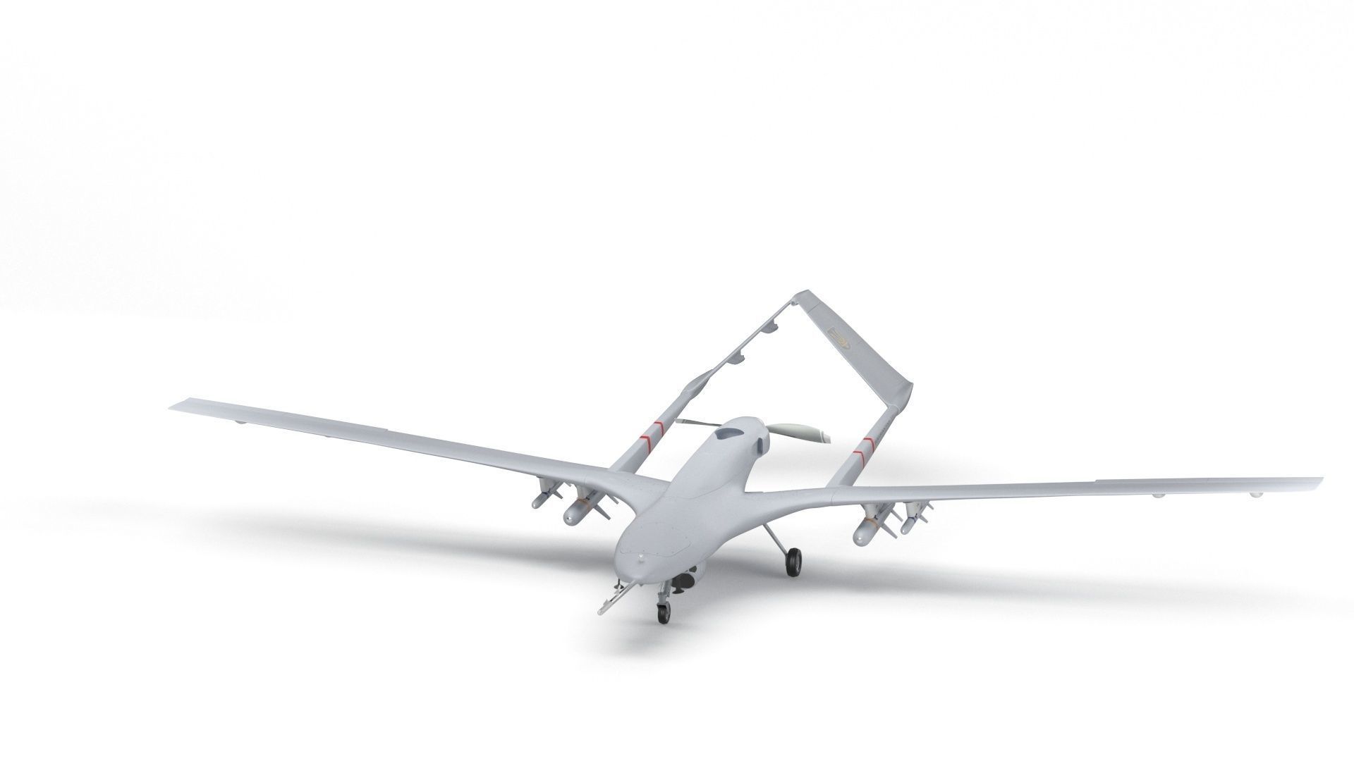 Bayraktar TB2 Ukraines Armed Forces Drone 3D model_23