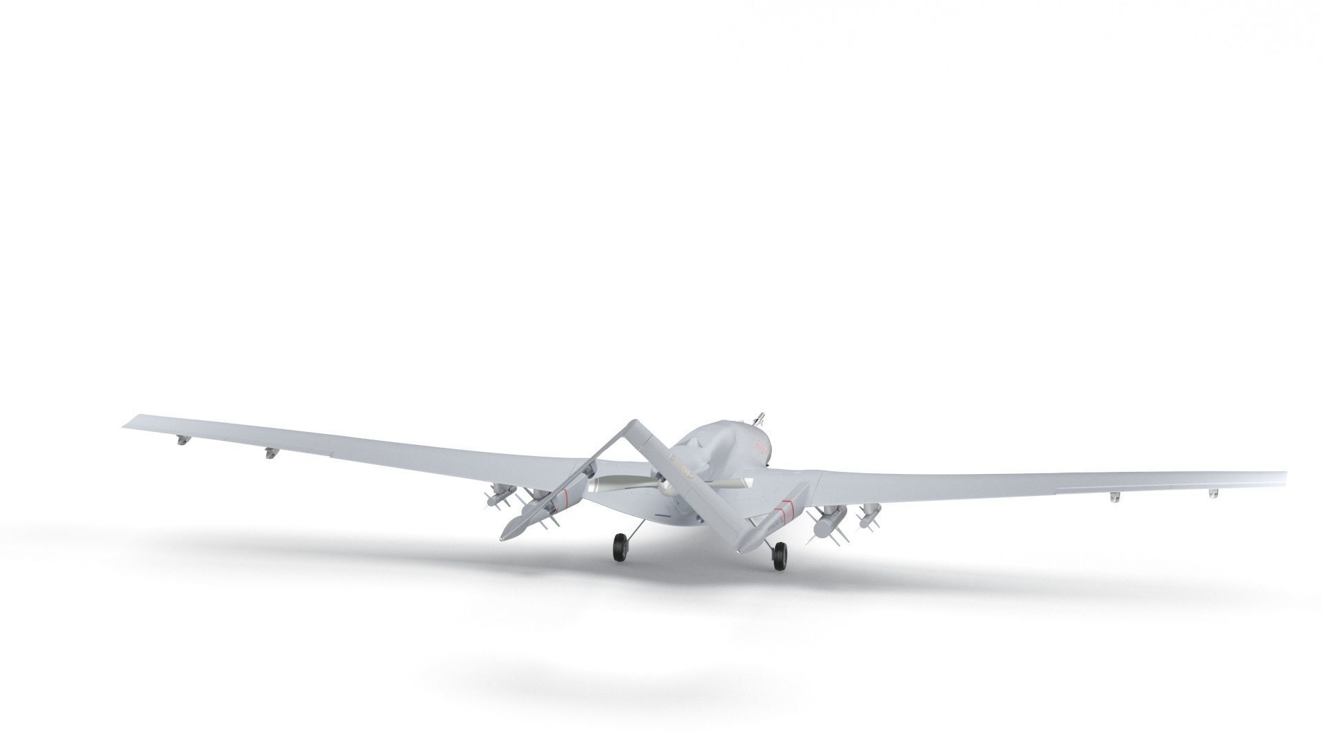 Bayraktar TB2 Ukraines Armed Forces Drone 3D model_32