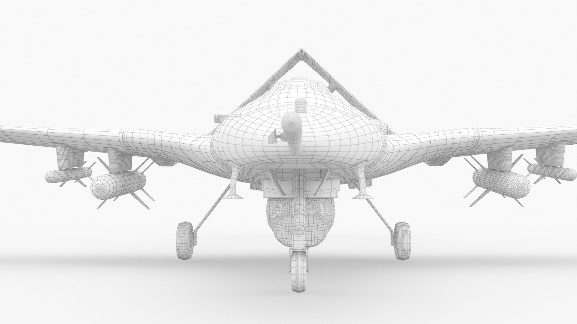 Bayraktar TB2 Ukraines Armed Forces Drone 3D model_15