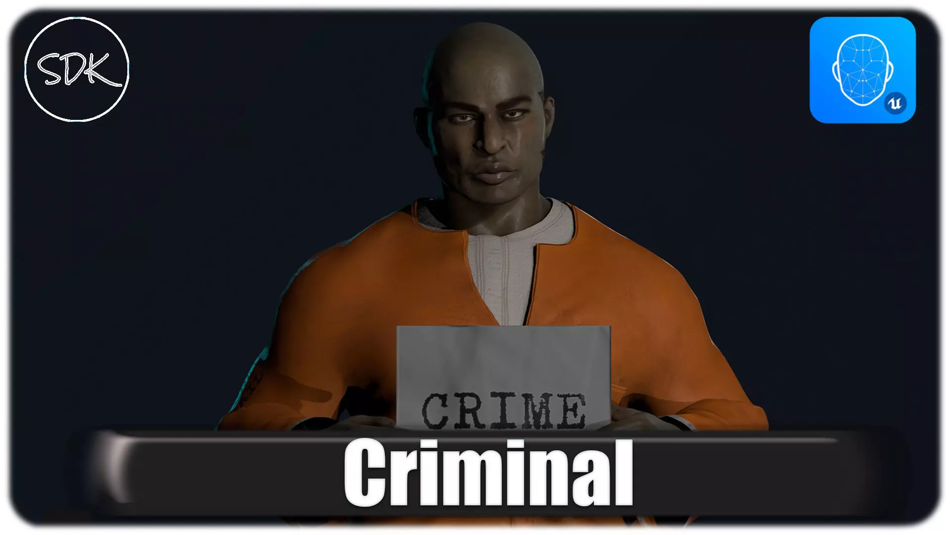 Criminal Modular Low-poly 3D model_0