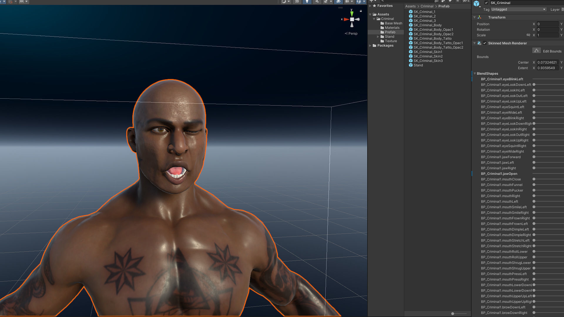 Criminal Modular Low-poly 3D model_24