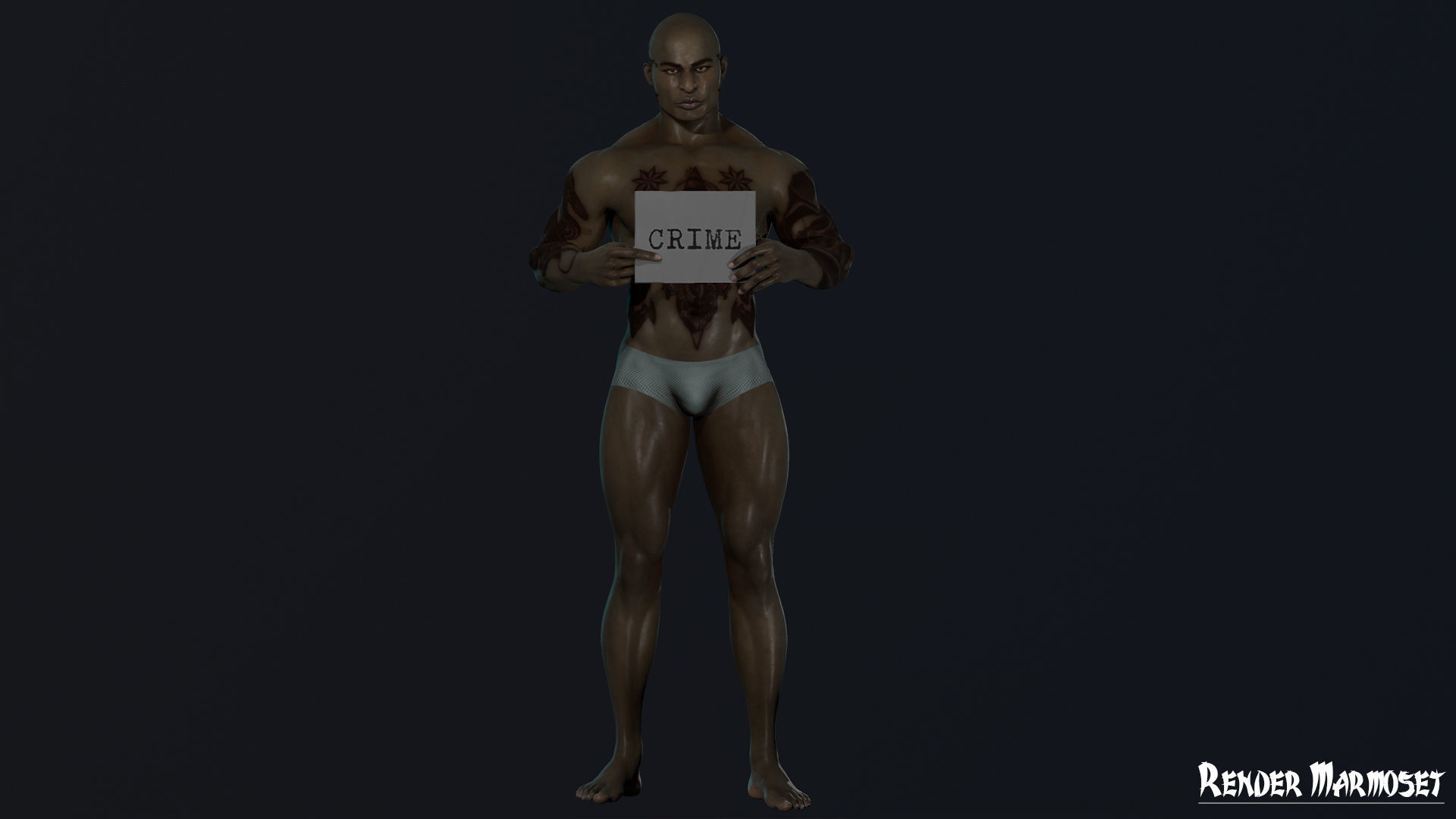 Criminal Modular Low-poly 3D model_12