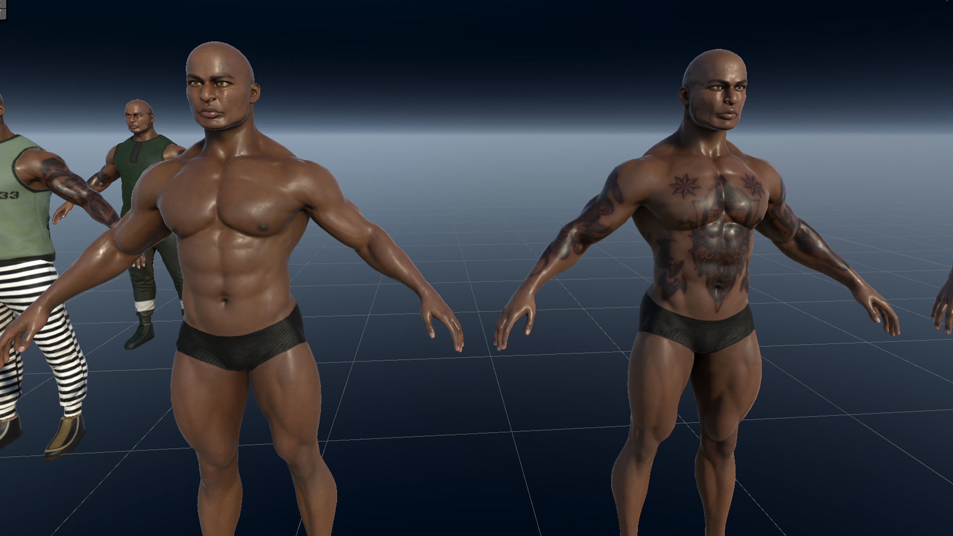 Criminal Modular Low-poly 3D model_22