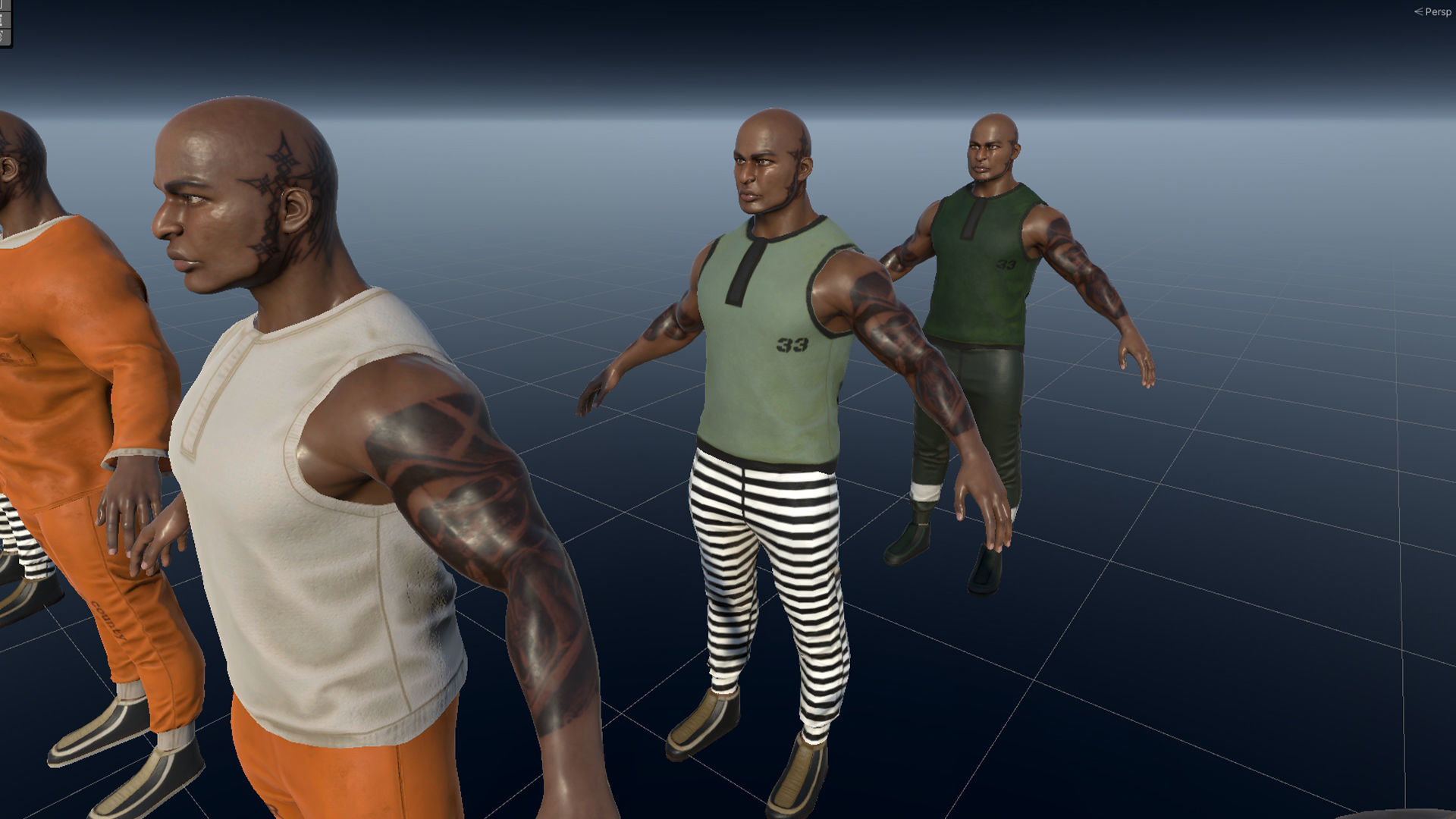 Criminal Modular Low-poly 3D model_25