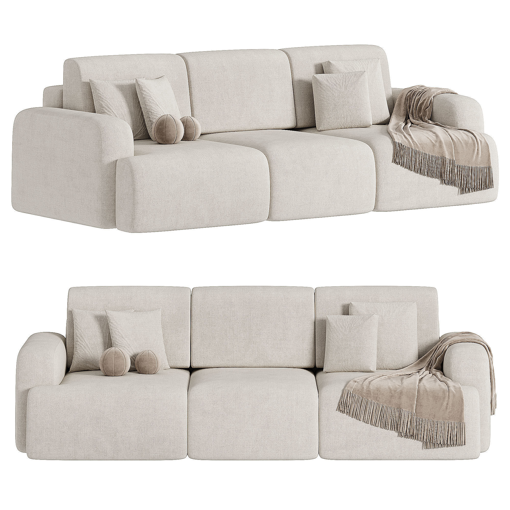 Bonent  Sofa 3D model_1