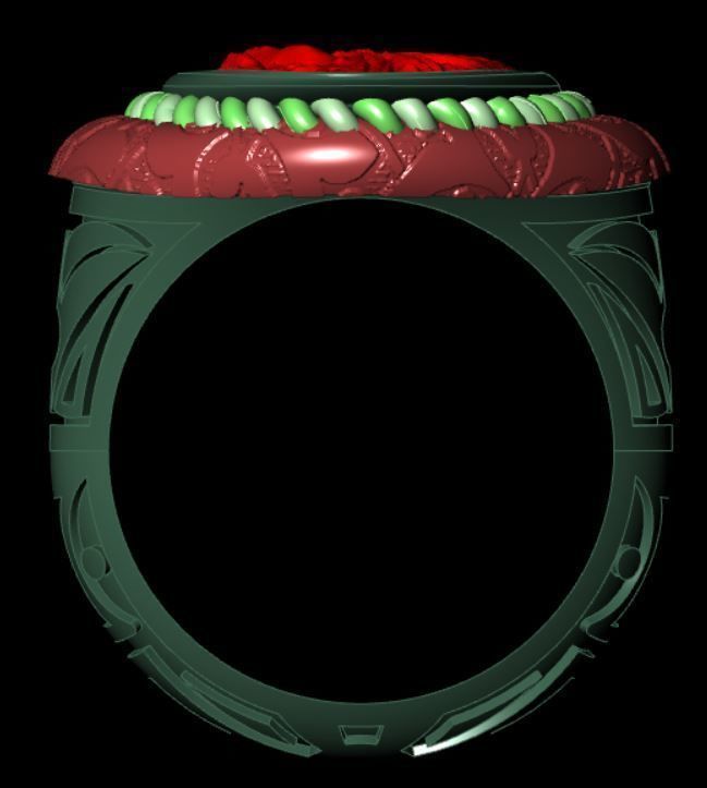 Ancient ring 3D print model_11