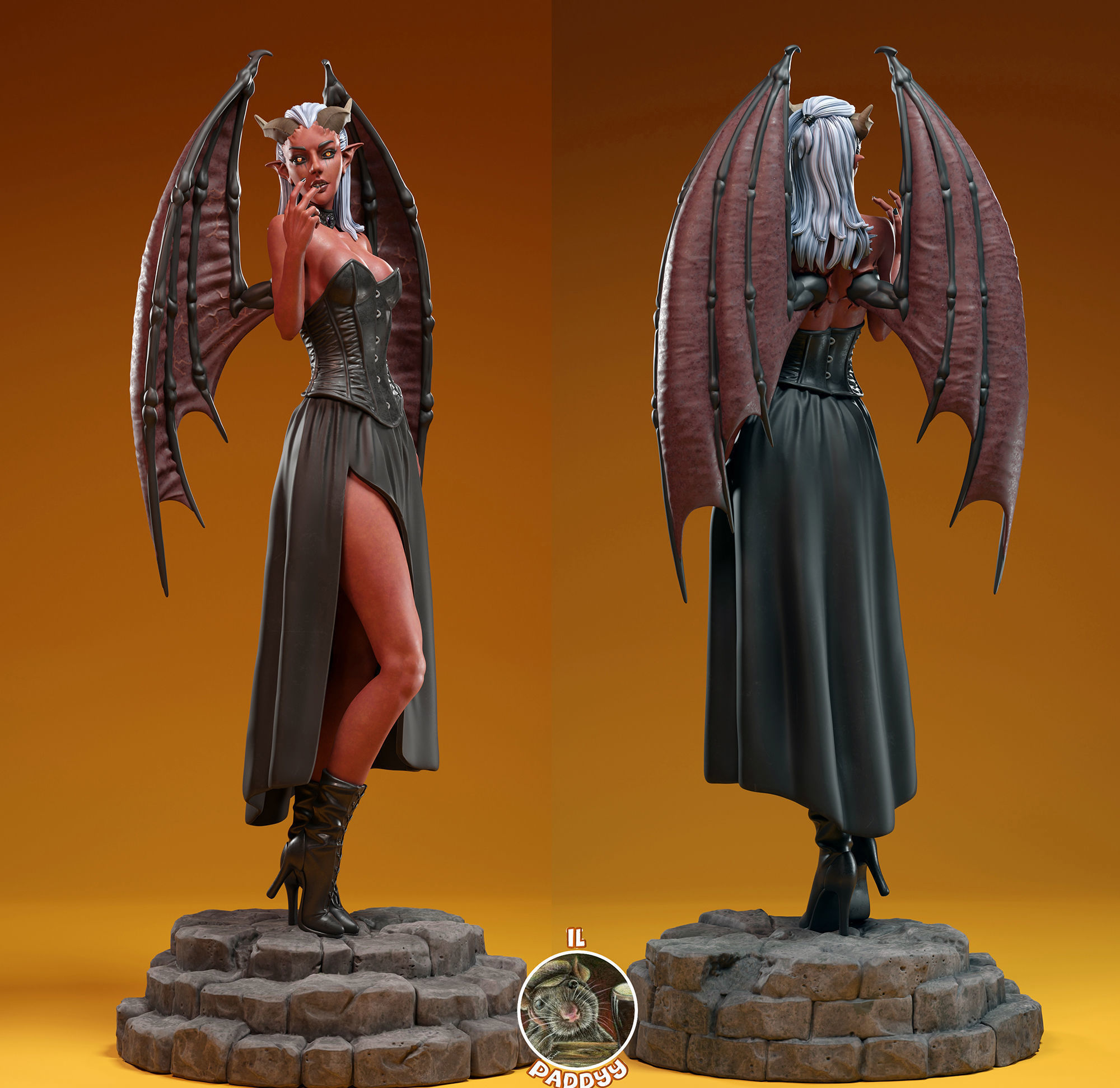 Succubus 3D print model_1