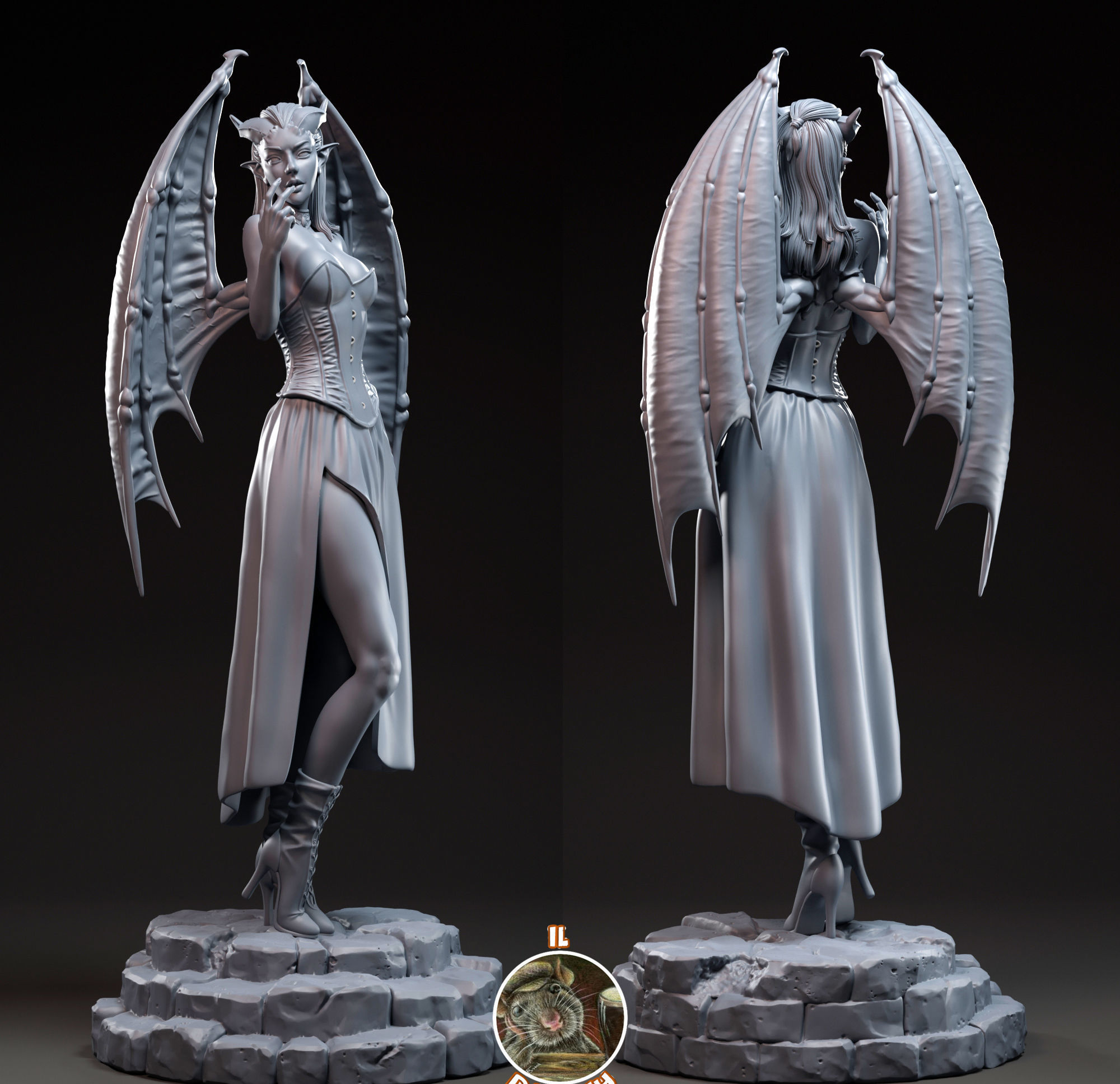 Succubus 3D print model_2