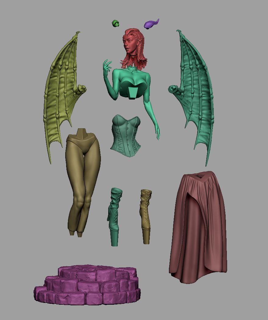 Succubus 3D print model_3