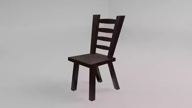 Low-poly chair