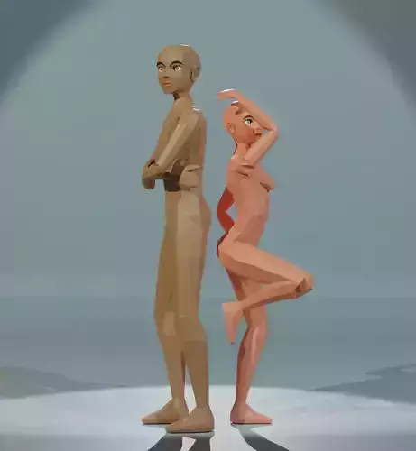 Low Poly 3D Models Free low-poly 3D model