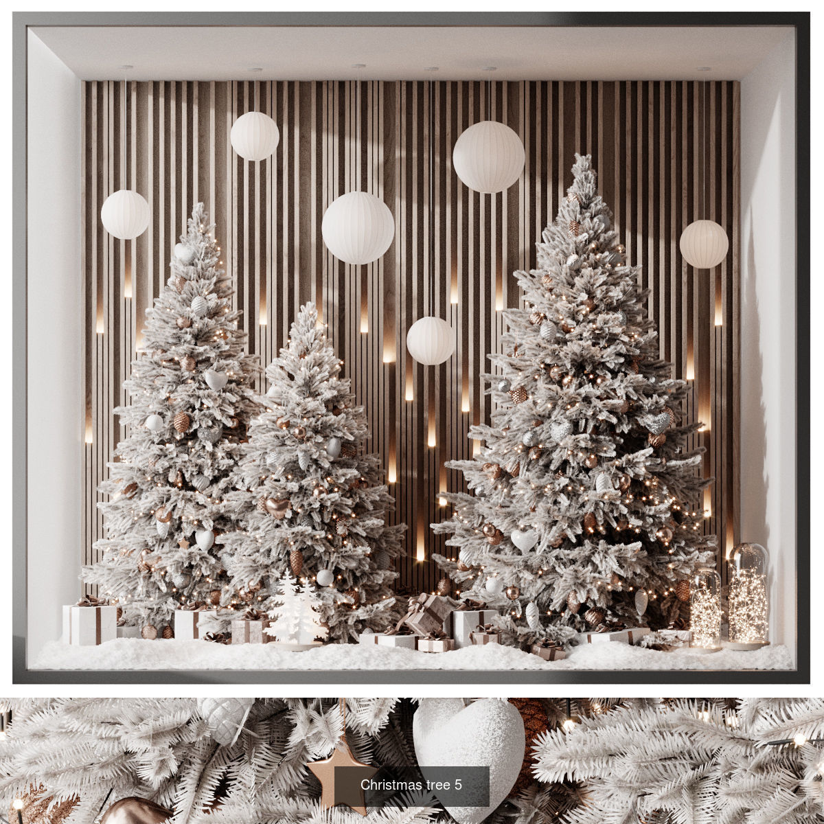 Christmas set  3D Model Collection_3