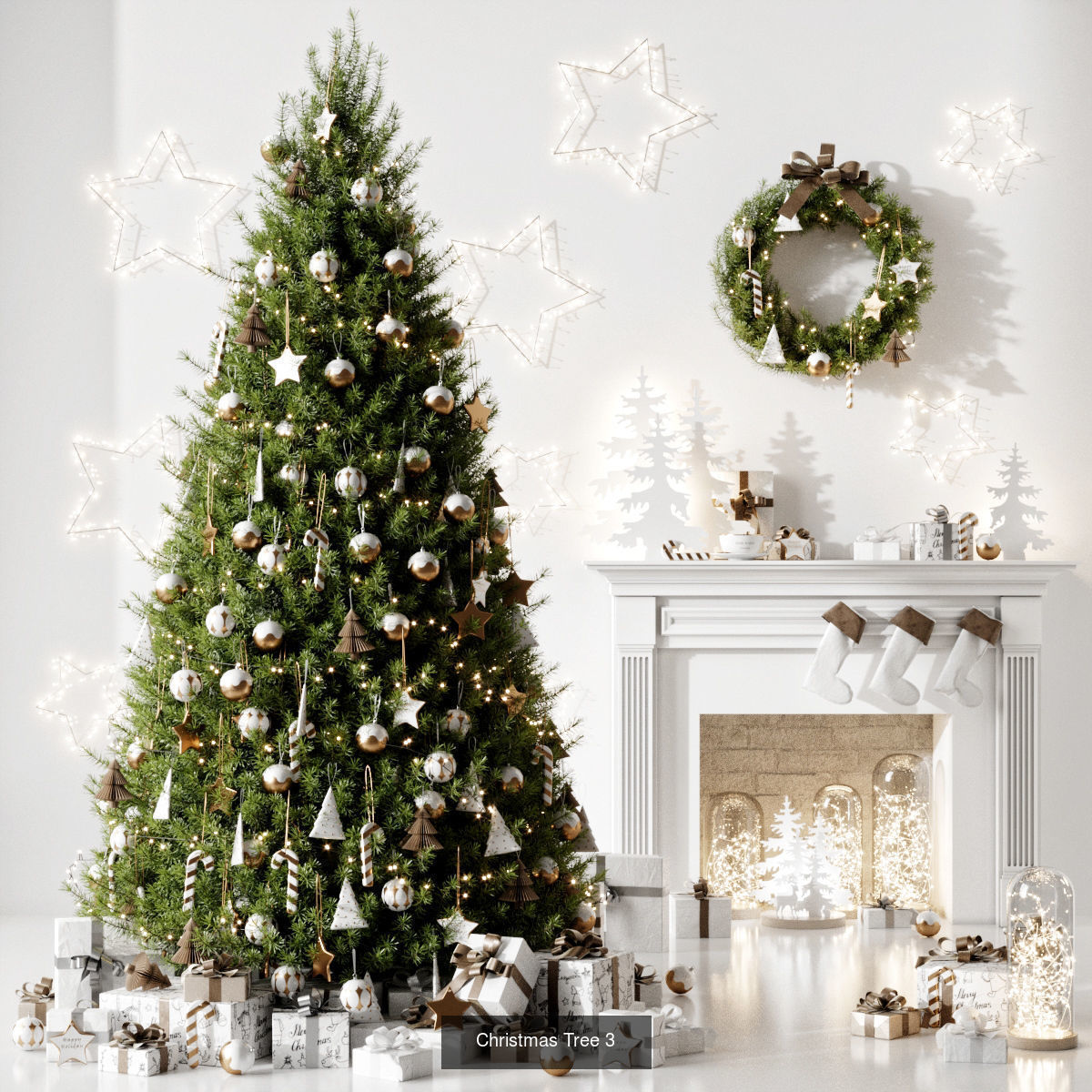 Christmas set  3D Model Collection_2