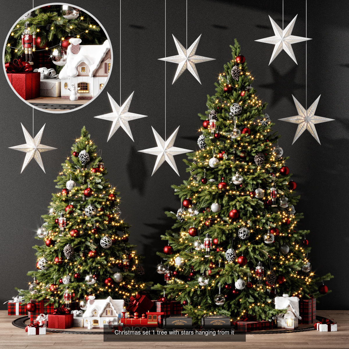 Christmas set  3D Model Collection_4