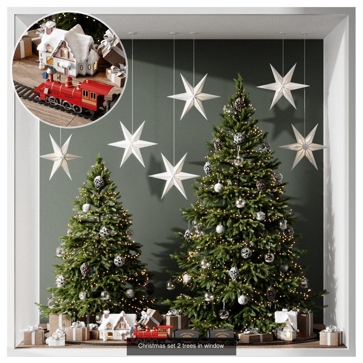 Christmas set  3D Model Collection_5