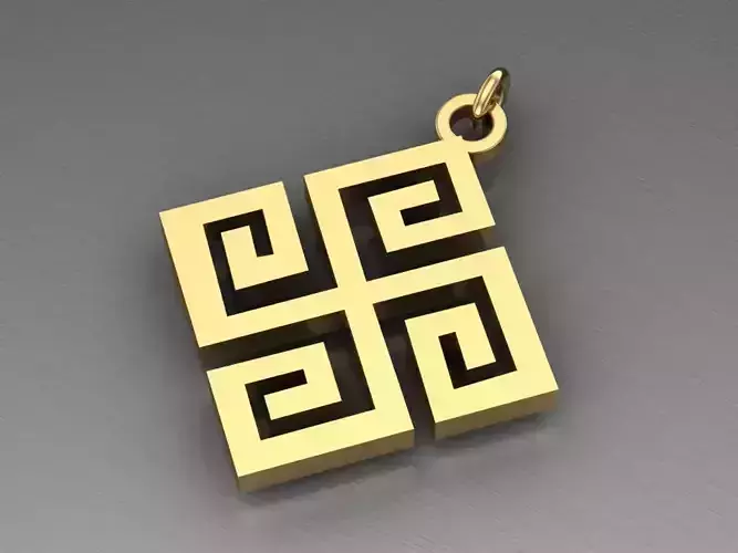 Pattern Pendant 